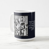 Anpassbares Jersey-Kuh Kaffeetasse (Vorderseite Links)