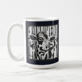 Anpassbares Jersey-Kuh Kaffeetasse (Links)
