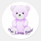 Anpassbares Kinderzimmer Runder Aufkleber (Vorderseite)