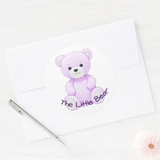 Anpassbares Kinderzimmer Runder Aufkleber (Umschlag)