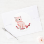 Anpassbares Kinderzimmer Runder Aufkleber (Umschlag)