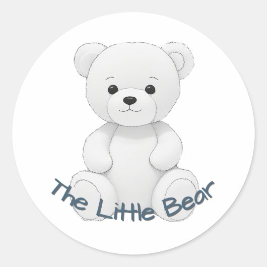 Anpassbares Kinderzimmer Runder Aufkleber (Vorderseite)