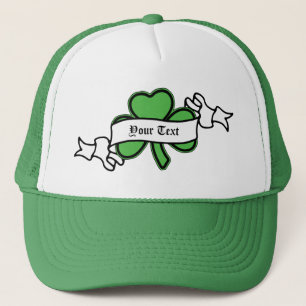 Anpassbares Kleeblatt zum St. Patrick's Day Truckerkappe