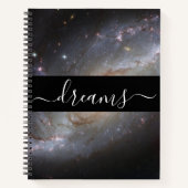 Anpassbares Kosmisches Traumtagebuch Notizblock (Vorderseite)