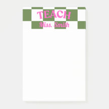 Anpassbares Lehrer-Post-it