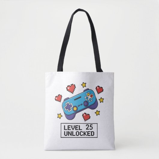 Anpassbares Level-Freigeschaltetes Gamer-Geschenk Tasche (Vorderseite)