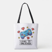 Anpassbares Level-Freigeschaltetes Gamer-Geschenk Tasche (Rückseite)