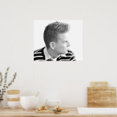 Anpassbares Männersalon-Poster Poster (Küche)