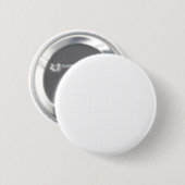 Anpassbares minimalistisches weißes Gitter-Textur Button (Vorne & Hinten)
