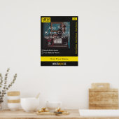 Anpassbares Musikfreigabepaket mit QR-Code Poster (Küche)