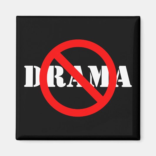 Anpassbares "Nein"-Symbol Magnet (Vorne)