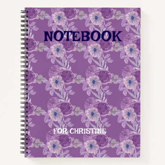 Anpassbares Notebook | Stilvoll und funktionell Notizblock (Vorderseite)