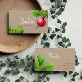 Anpassbares Papier für Nutritionist-Gemüse Visitenkarte