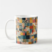 Anpassbares Patchwork-Muster Kaffeetasse (Links)