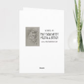 Anpassbares Pentagramm und Kräne Feiertagskarte (Rückseite)