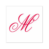 Anpassbares Personalisiertes Stylisches Monogramm Permastempel (Design)