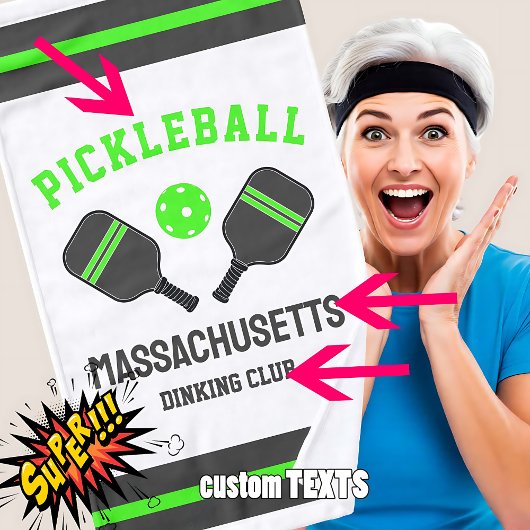 Anpassbares Pickleball Handtuch