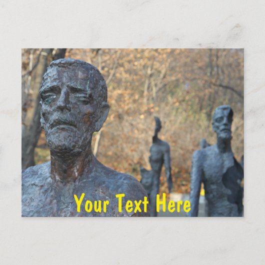 Anpassbares Prager Denkmal Postkarte (Vorderseite)