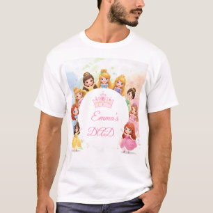 Anpassbares Prinzessinnen-Geburtstags-T-Shirt für T-Shirt