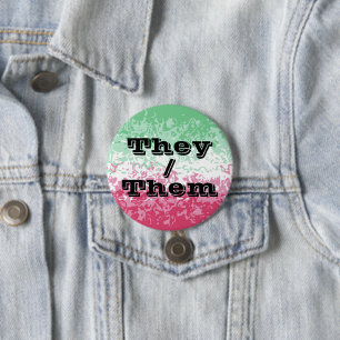 Anpassbares Pronomen Abrosexuell Stolz Button