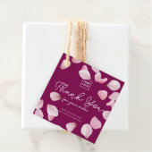 Anpassbares Sakura-Geschäft-Dankeschön-Tag Geschenkanhänger (Beispiel)