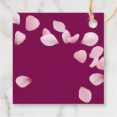 Anpassbares Sakura-Geschäft-Dankeschön-Tag Geschenkanhänger (Rückseite)
