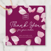 Anpassbares Sakura-Geschäft-Dankeschön-Tag Geschenkanhänger (Vorderseite)