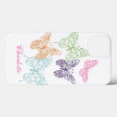 Anpassbares Schmetterling-iPhone-Case Case-Mate iPhone Hülle (Rückseite (Horizontal))