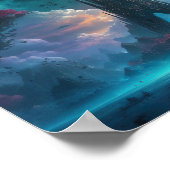 Anpassbares Sci-Fi-Fantasy-Poster Poster (Ecke)
