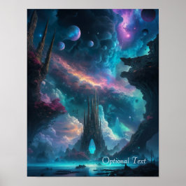 Anpassbares Sci-Fi-Fantasy-Poster Poster