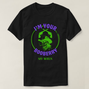 Anpassbares Skeleton Cowboy Halloween-Shirt T-Shirt