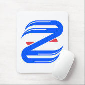 Anpassbares Sportbuchstabe Z Team Mousepad (Mit Mouse)