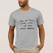 Anpassbares T-Shirt, man nennt sie Swear Words T-Shirt (Vorderseite)