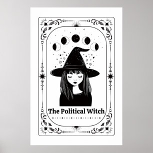Anpassbares Tarot Feministische Hexe Politisch Ste Poster