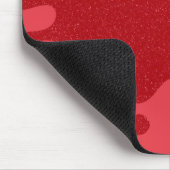 Anpassbares Tomatenrot-Splash-Mauspad Mousepad (Ecke)