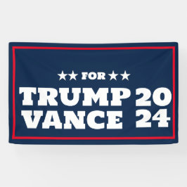 Anpassbares Trump Vance 2024-Banner Banner