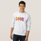 Anpassbares Valentinstag Herz Liebe Damen  Sweatshirt (Vorne ganz)
