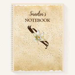Anpassbares Vanilla Extract Journal Notizblock