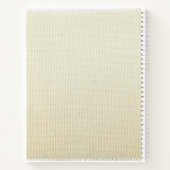 Anpassbares Vanilla Extract Maker Journal Notizblock (Rückseite)