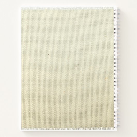 Anpassbares Vanilla Extract Maker Journal Notizblock (Rückseite)