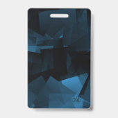 Anpassbares Vertikales ID-Abzeichen Ausweis (Rückseite)