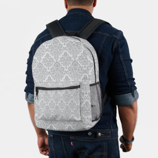 Anpassbares Vintage-Blumenmuster Bedruckter Rucksack