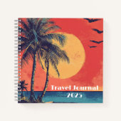 Anpassbares Watercolor Travel Journal Notizblock (Vorderseite)