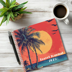 Anpassbares Watercolor Travel Journal Notizblock