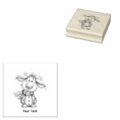 Anpassbares Weihnachten Gummistempel (Stempel)
