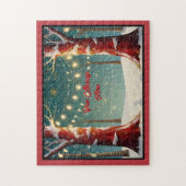 Anpassbares Weihnachten Puzzle (Vertikal)