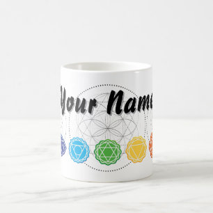Anpassen 7 Chakras Yoga heiligen Kreis Tasse