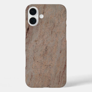 Anpassen an alle Telefongehäuse - Brauner Marmor w iPhone 16 Plus Hülle