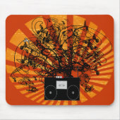 Anpassen an jede Hintergrundfarbe - Maßgeschneider Mousepad (Vorne)