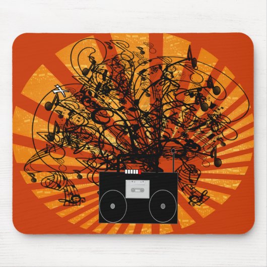 Anpassen an jede Hintergrundfarbe - Maßgeschneider Mousepad (Vorne)